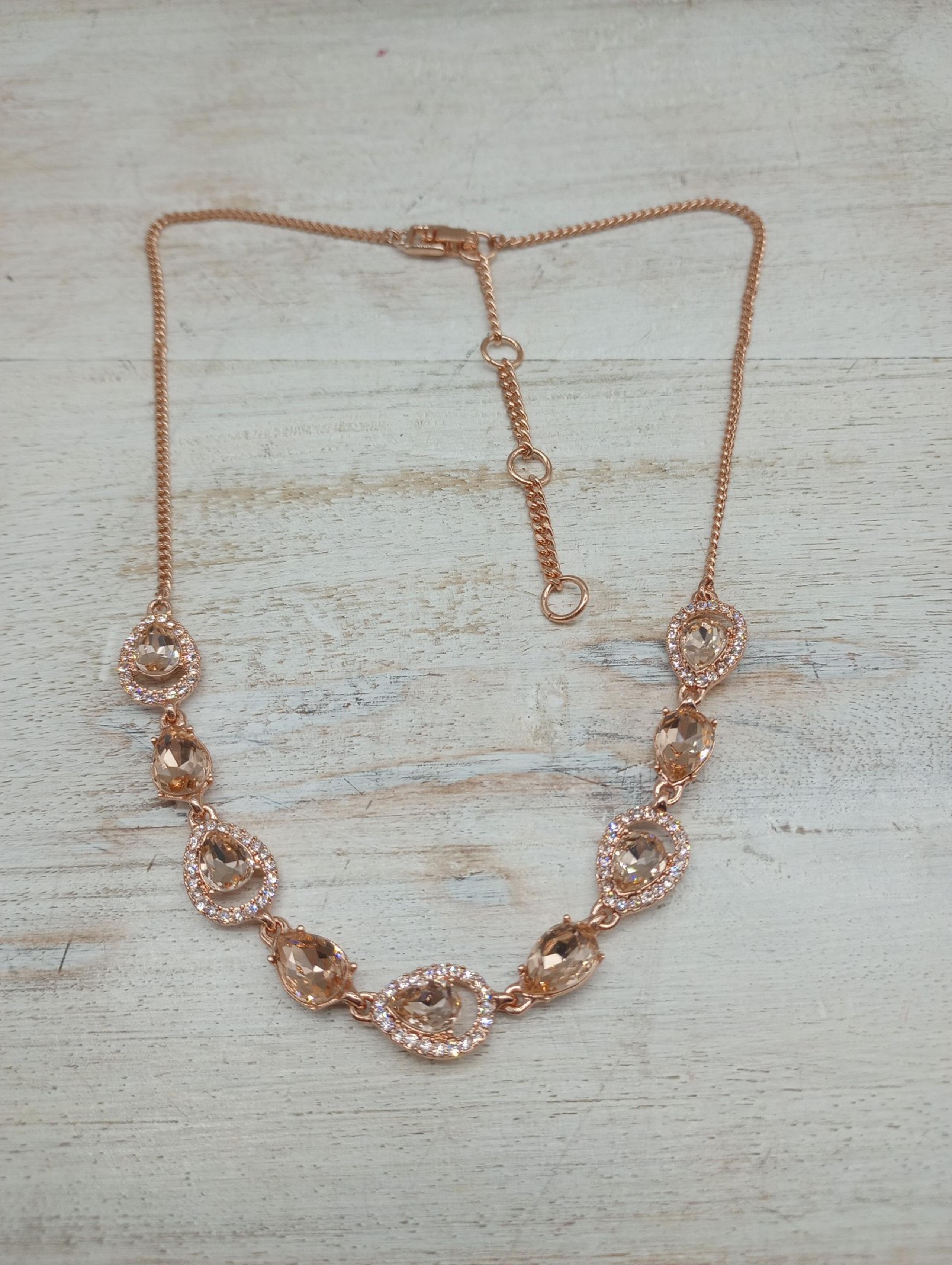 Givenchy Rose Gold-tone Stone Necklace