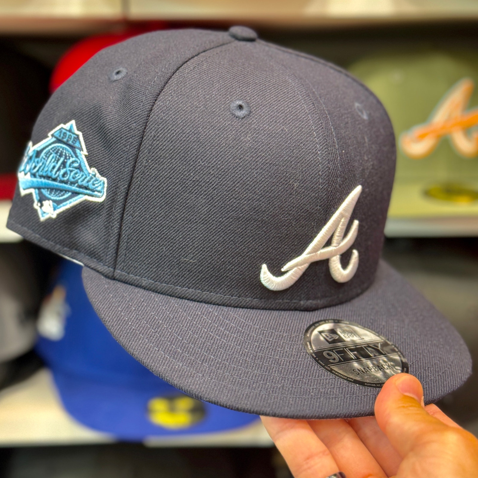 New Era Atlanta Braves Blue Paisley Under-brim 9FIFTY Snapback Navy