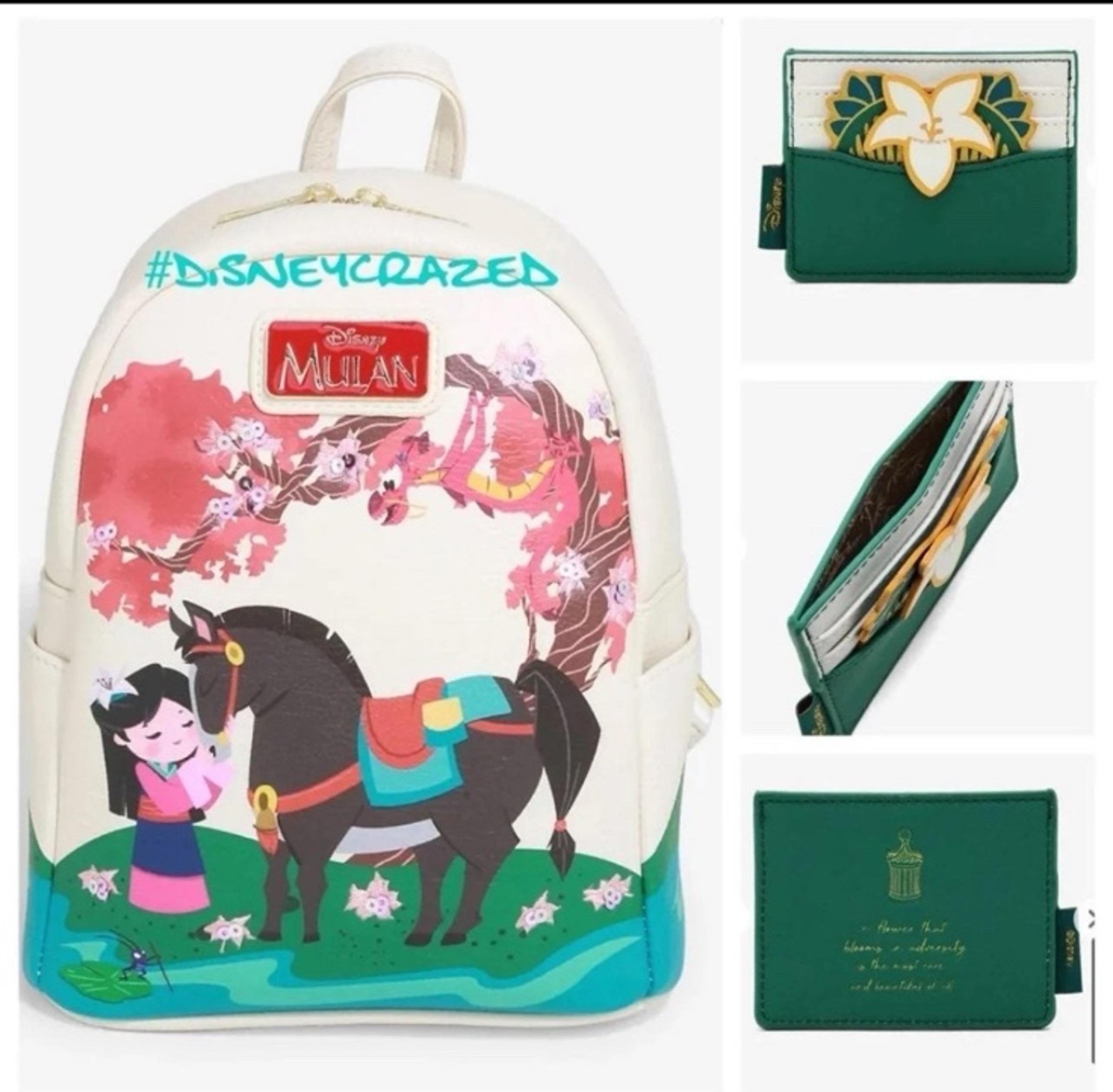 Disney Her Universe Box Lunch Exclusive Cherry Blossom Mini Backpack Set