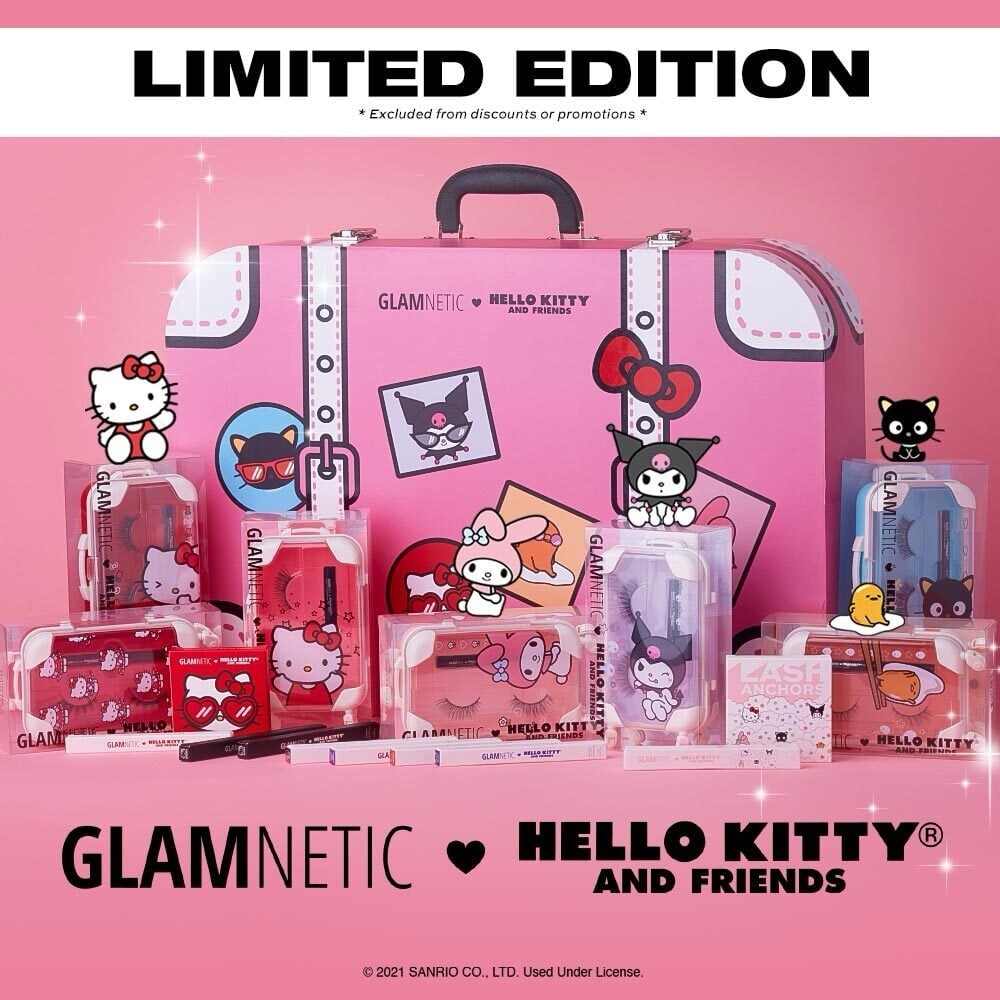 Glamnetic x Hello Kitty Limited Edition Suitcase (Suitcase ONLY! NO CONTENTS)