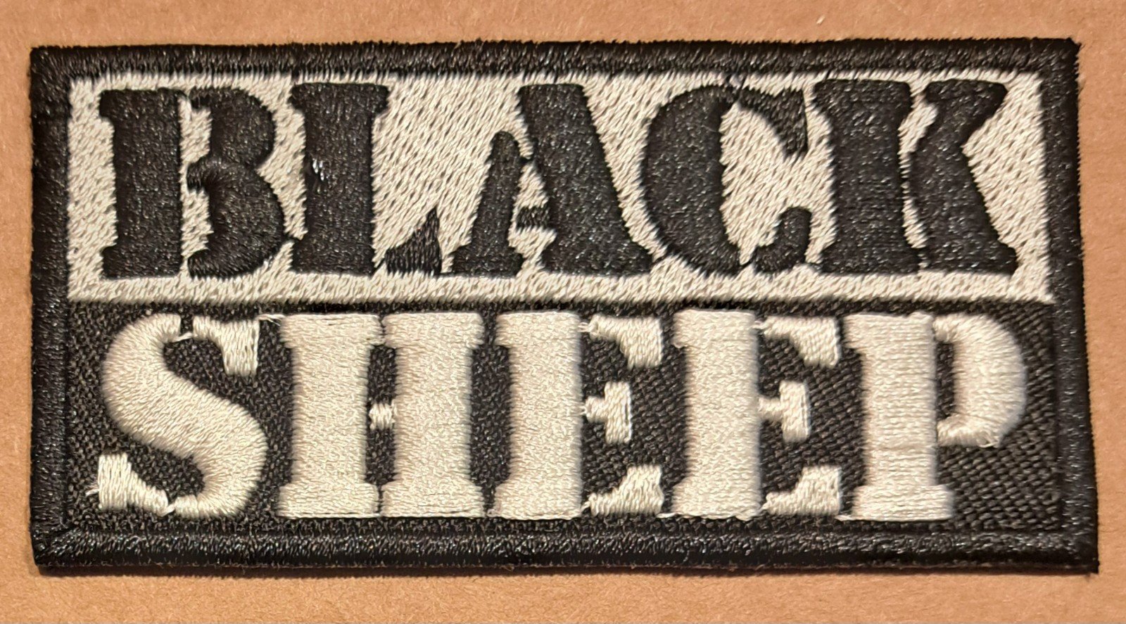 Black Sheep embroidered Iron on patch 6 pcs.