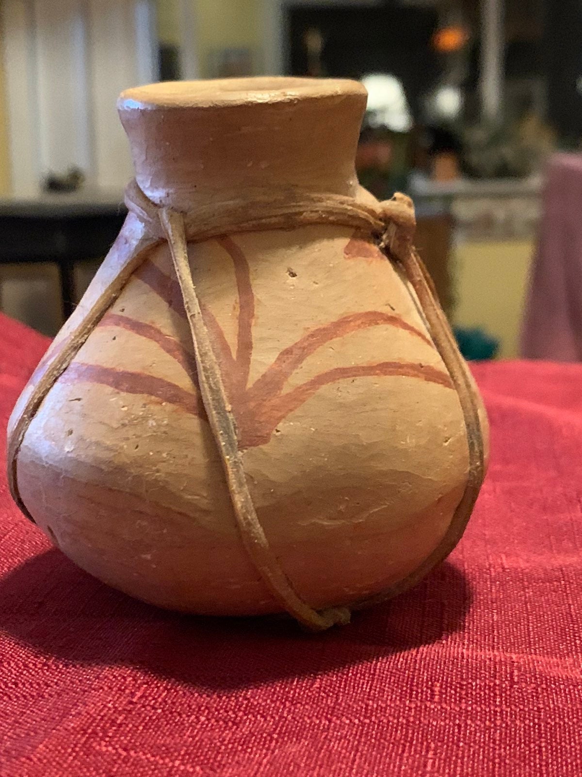 Tarahumara Clay Flower Pot Folk Art