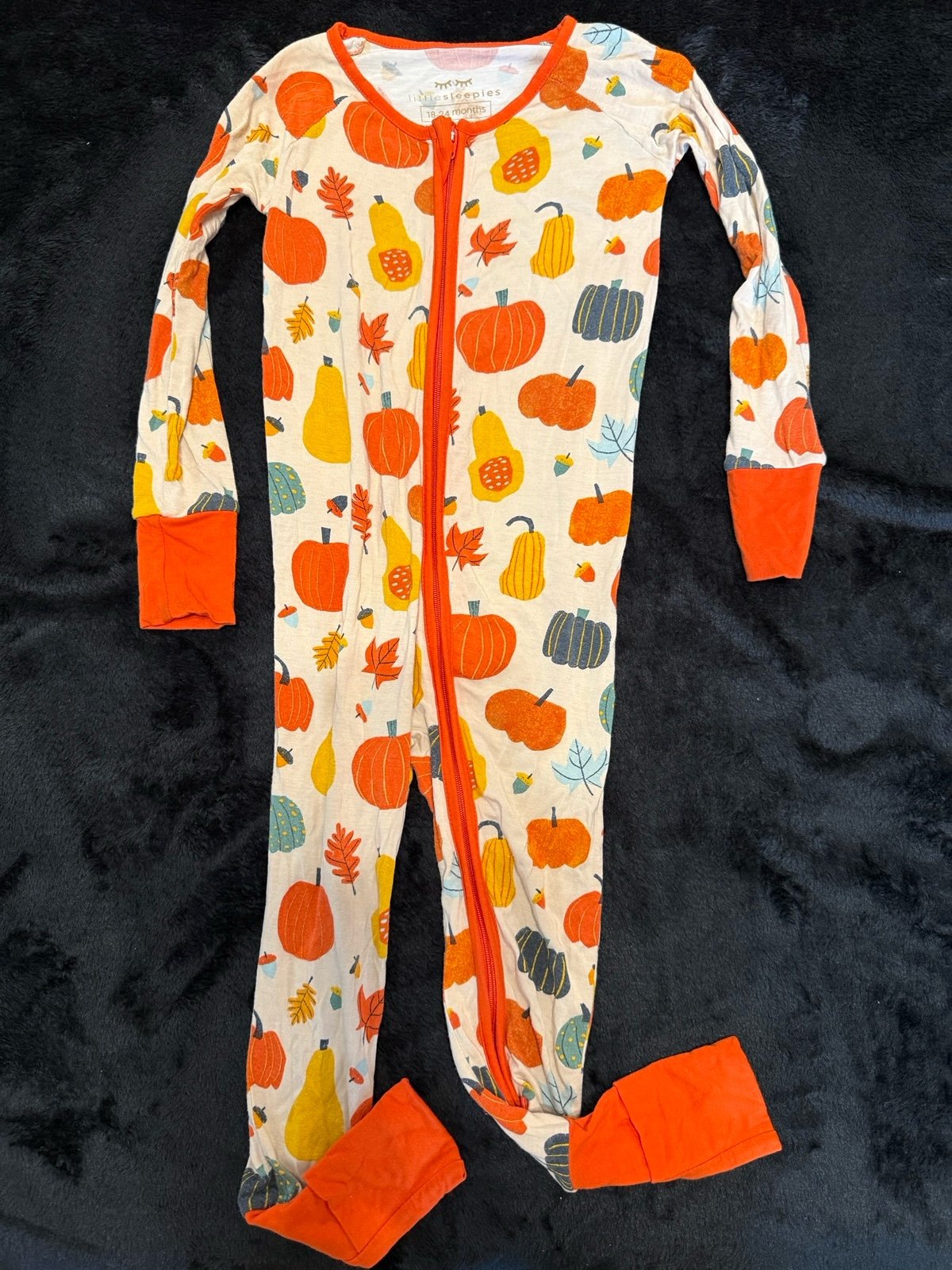 Little Sleepies harvest zippy