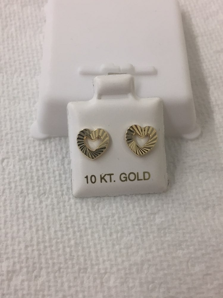 10k yellow gold earrings