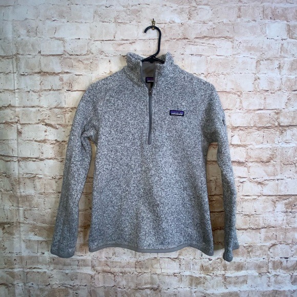 Patagonia Women’s Better Sweater 1/4 Zip in Gray Size Small