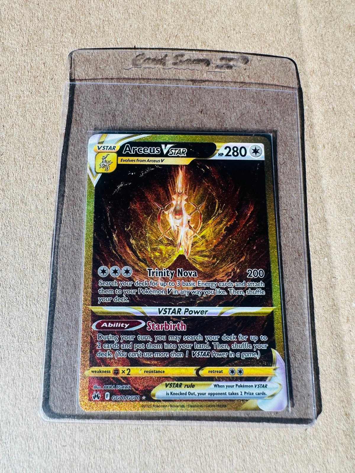 Pokemon Arceus Vstar Crown Zenith mint