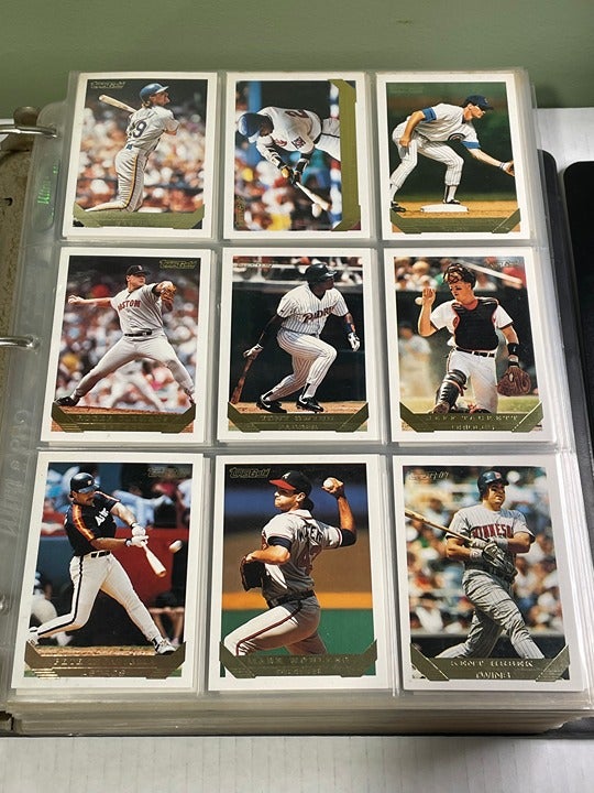 1993 Topps GOLD Complete Set 1-825 With Graded Derek Jeter CSG 7.5