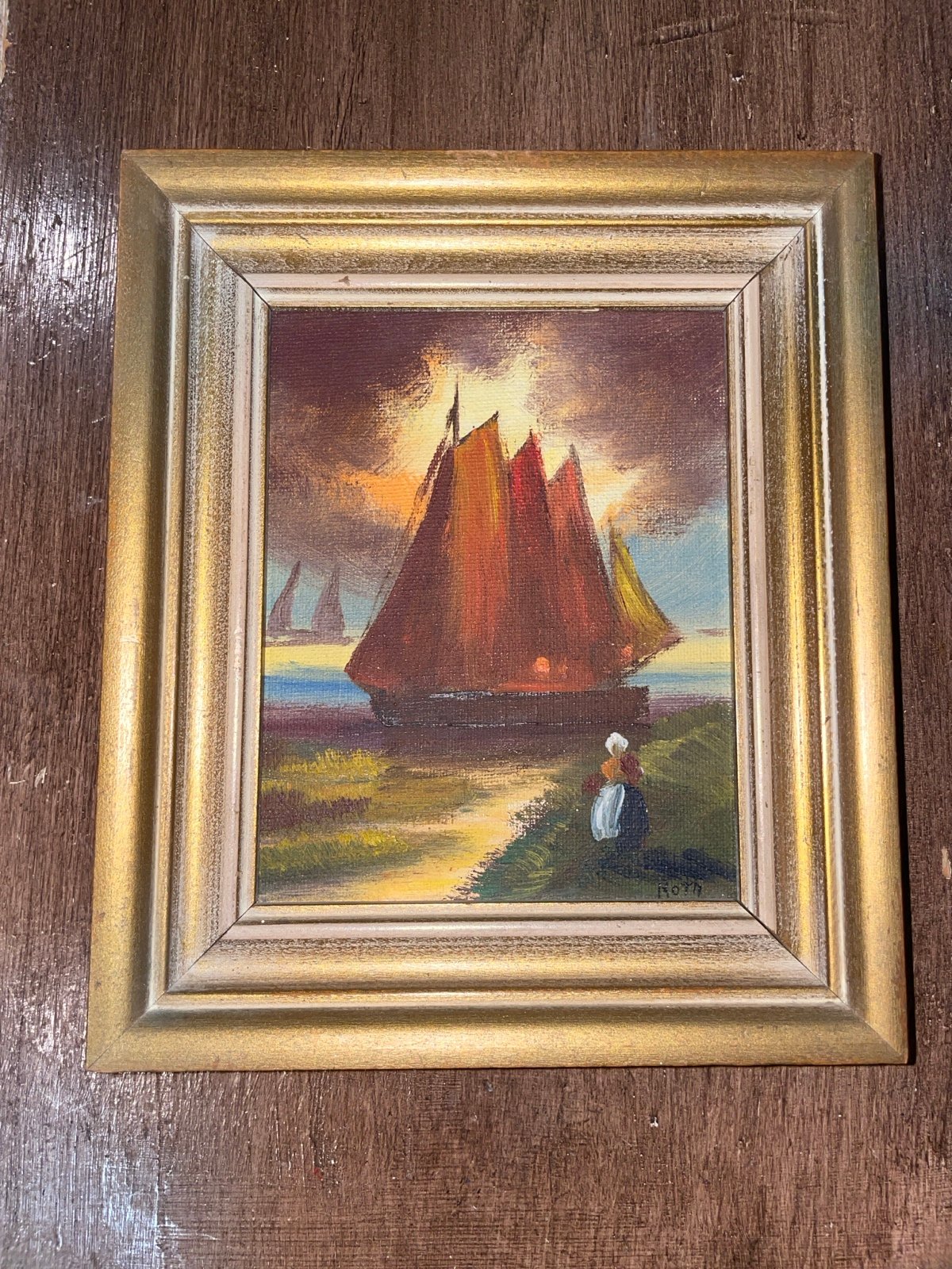 Carl Roth oil painting
