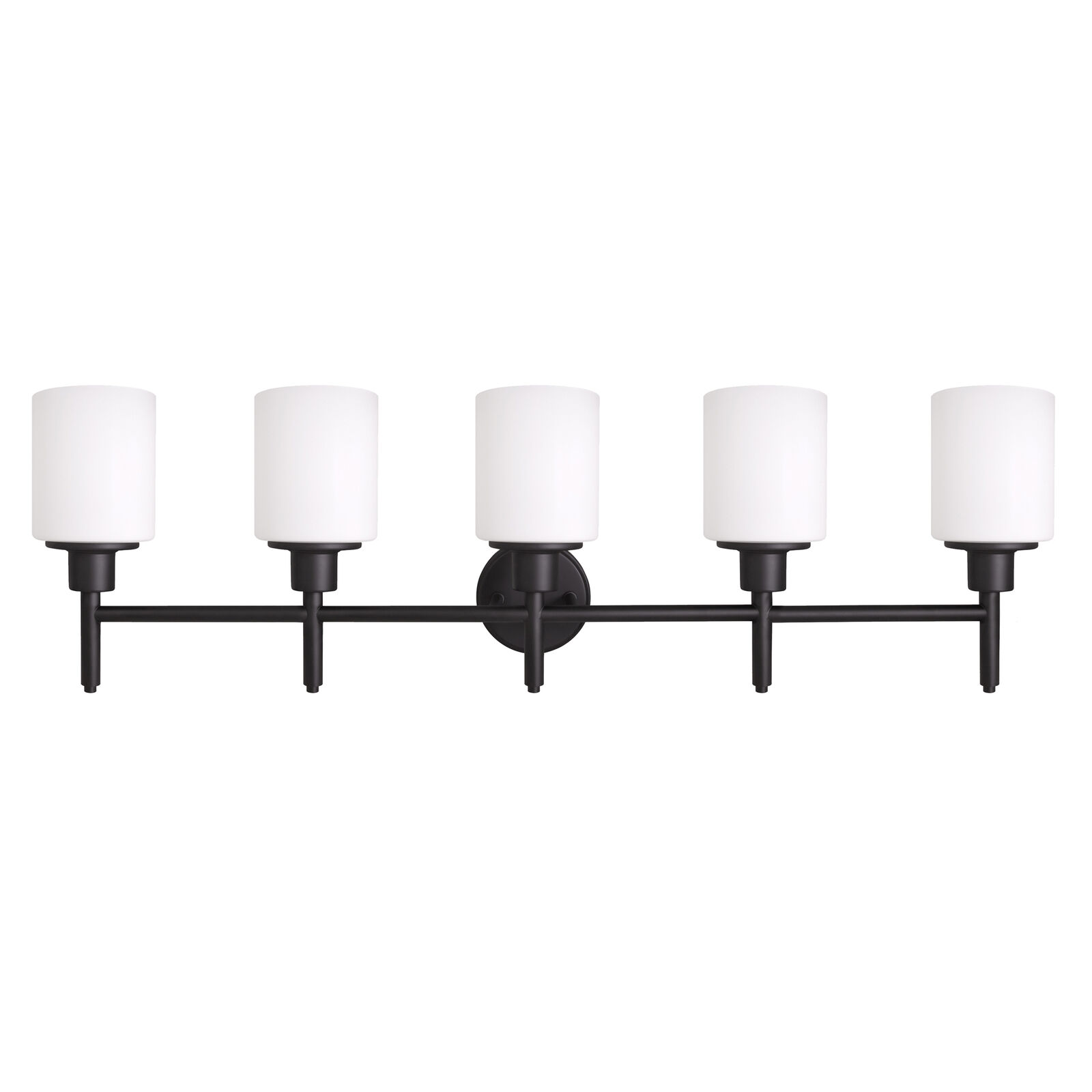 Aubrey 5-Light Wall Mount, Black Finish