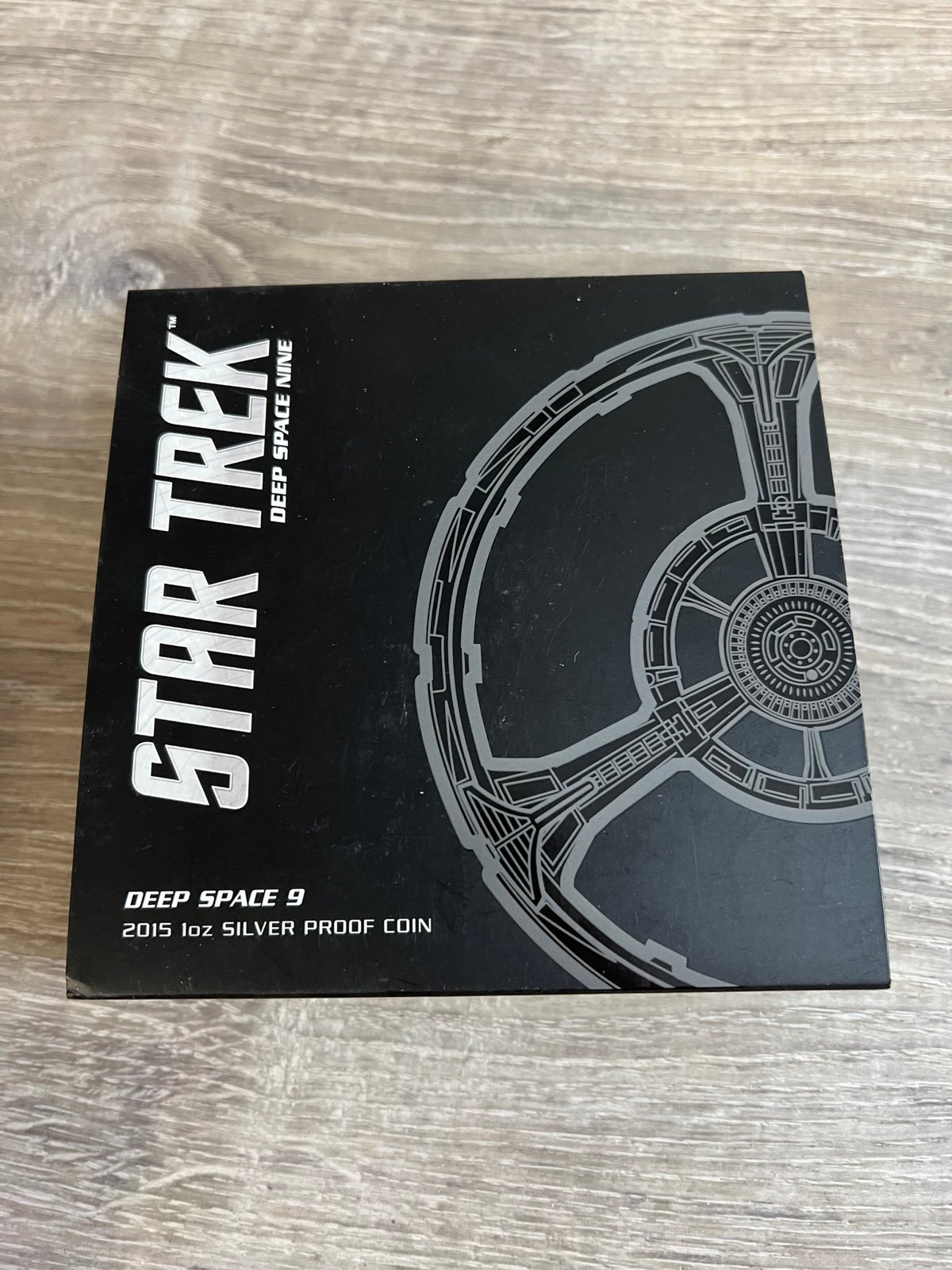 star trek DEEP SPACE 9 2015 loz SILVER PROOF COIN bin 34