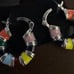 Rainbow Statement Earrings New Color Orange Blue Yellow