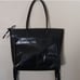 NWOT Ecotorie Bleu Leather Tote Bag with Fringe