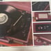Crosley Cruiser Deluxe 3 Speed Record Turntable With Bluetooth -Burgundy New