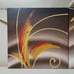 Lot of 2 Fine Art Abstract Design Acrylic Painting 16 X 16