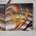 Lot of 2 Fine Art Abstract Design Acrylic Painting 16 X 16