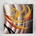 Lot of 2 Fine Art Abstract Design Acrylic Painting 16 X 16