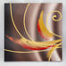 Lot of 2 Fine Art Abstract Design Acrylic Painting 16 X 16