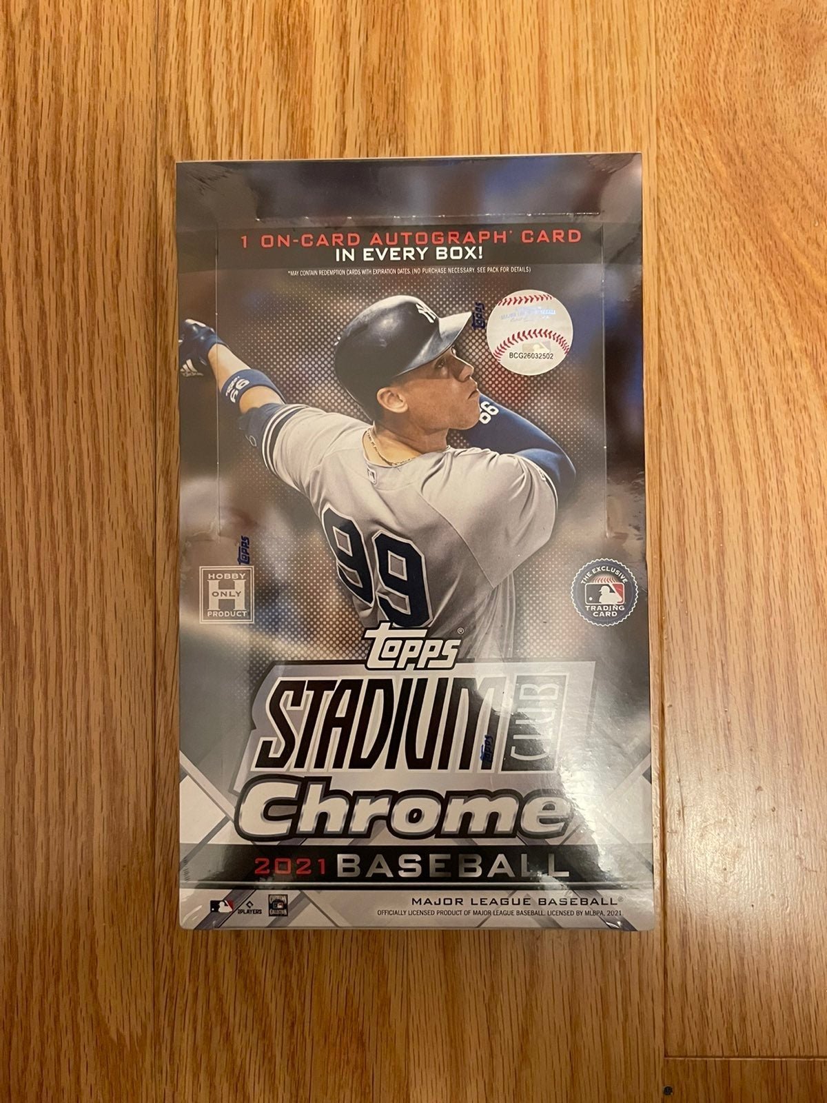 2021 Topps Stadium Club Chrome Hobby Box Sealed
