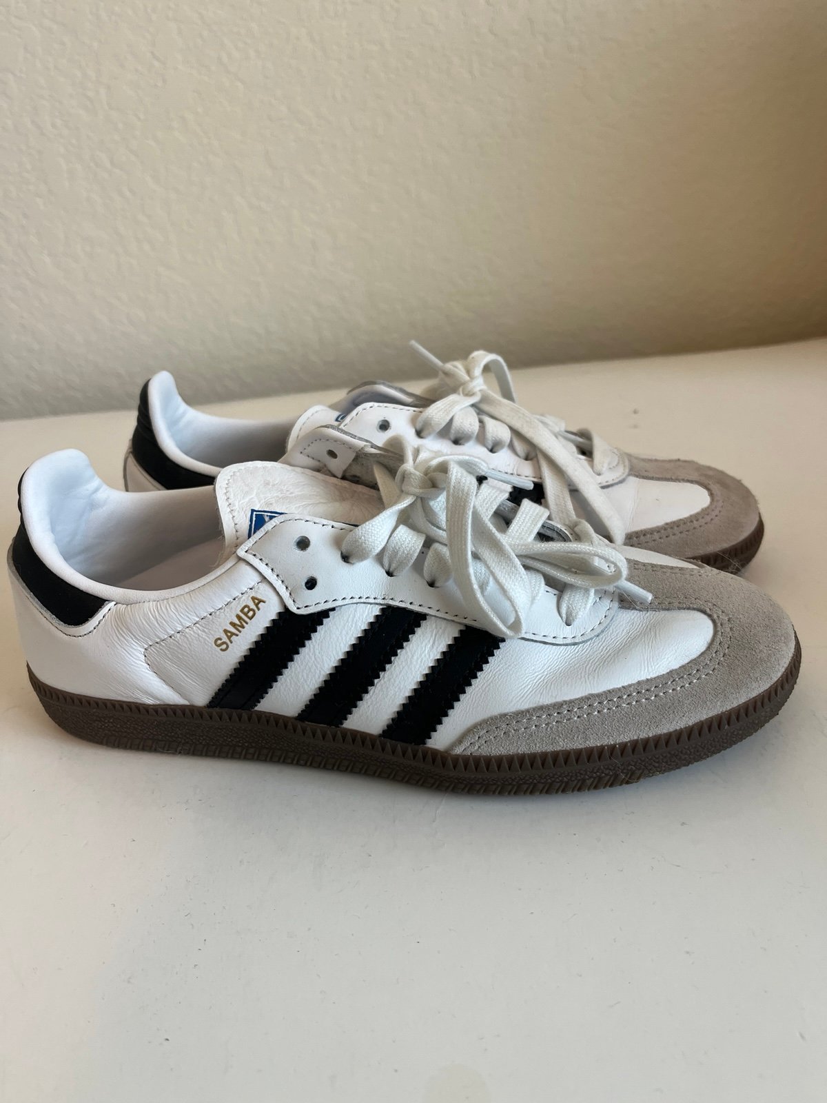 Women’s Adidas Sambas - Black and White