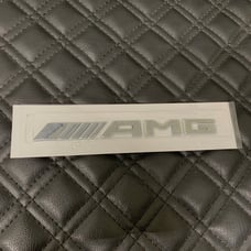 Chrome AMG Fit Mercedes Rear Trunk Emblems Logo Badge Letter Number 3M