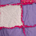 Rag Quilt-Handmade, LOL Doll, Purple, Pink, Baby, Crib, Small, Child Blanket