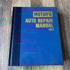 Motor's Auto Repair Manual ~1967-1973 American Car Models 36th Edition HC