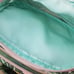 Beverly Hills Hotel Style Pink and Green Palm Leaves Canvas Travel Case