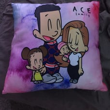 Ace family pillow