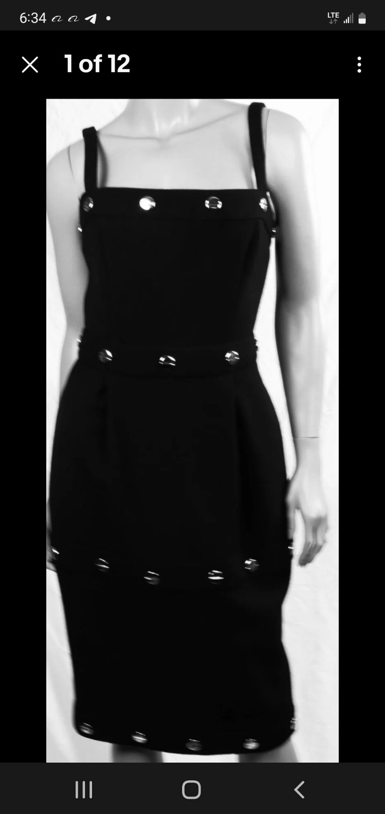 Dolce&Gabbana women's wool dres. US 6