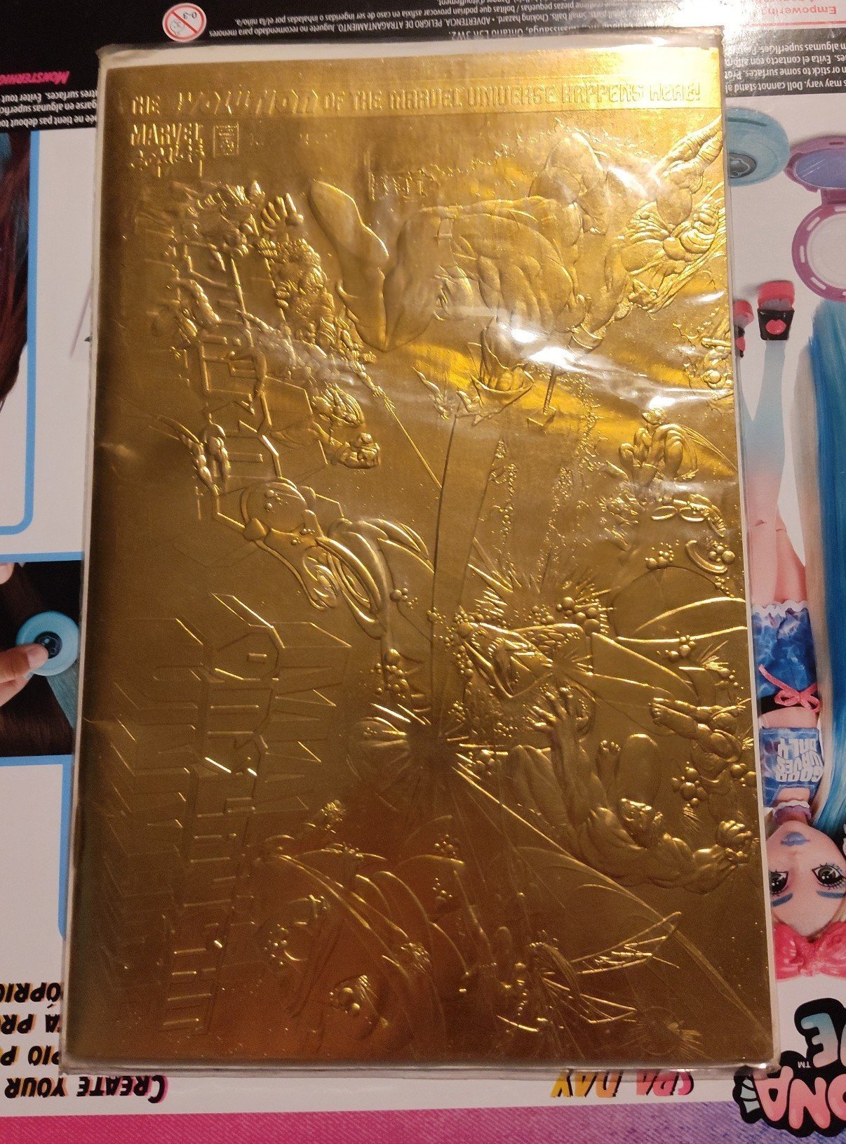 Onslaught: Marvel Universe 22 Karat Gold Limited Edition