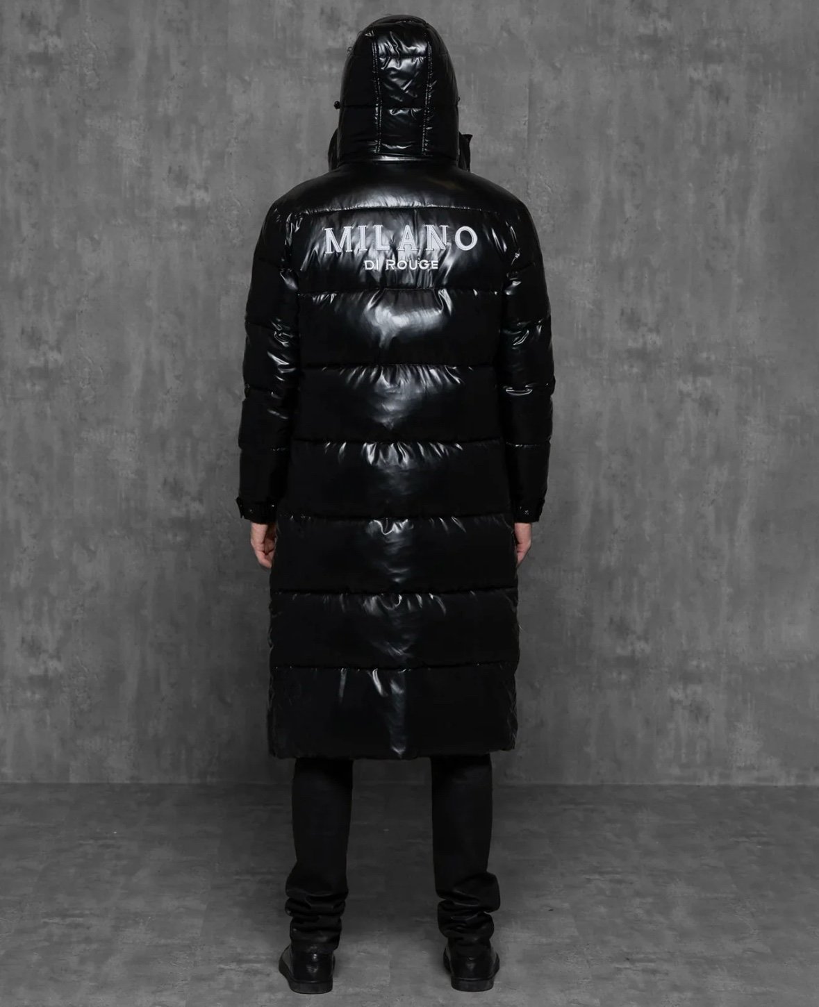 Milano black puffer coat