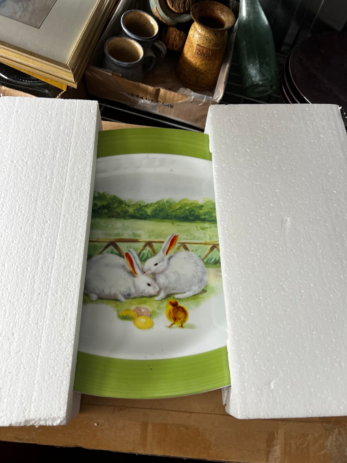 William Sonoma Easter platter new in the box