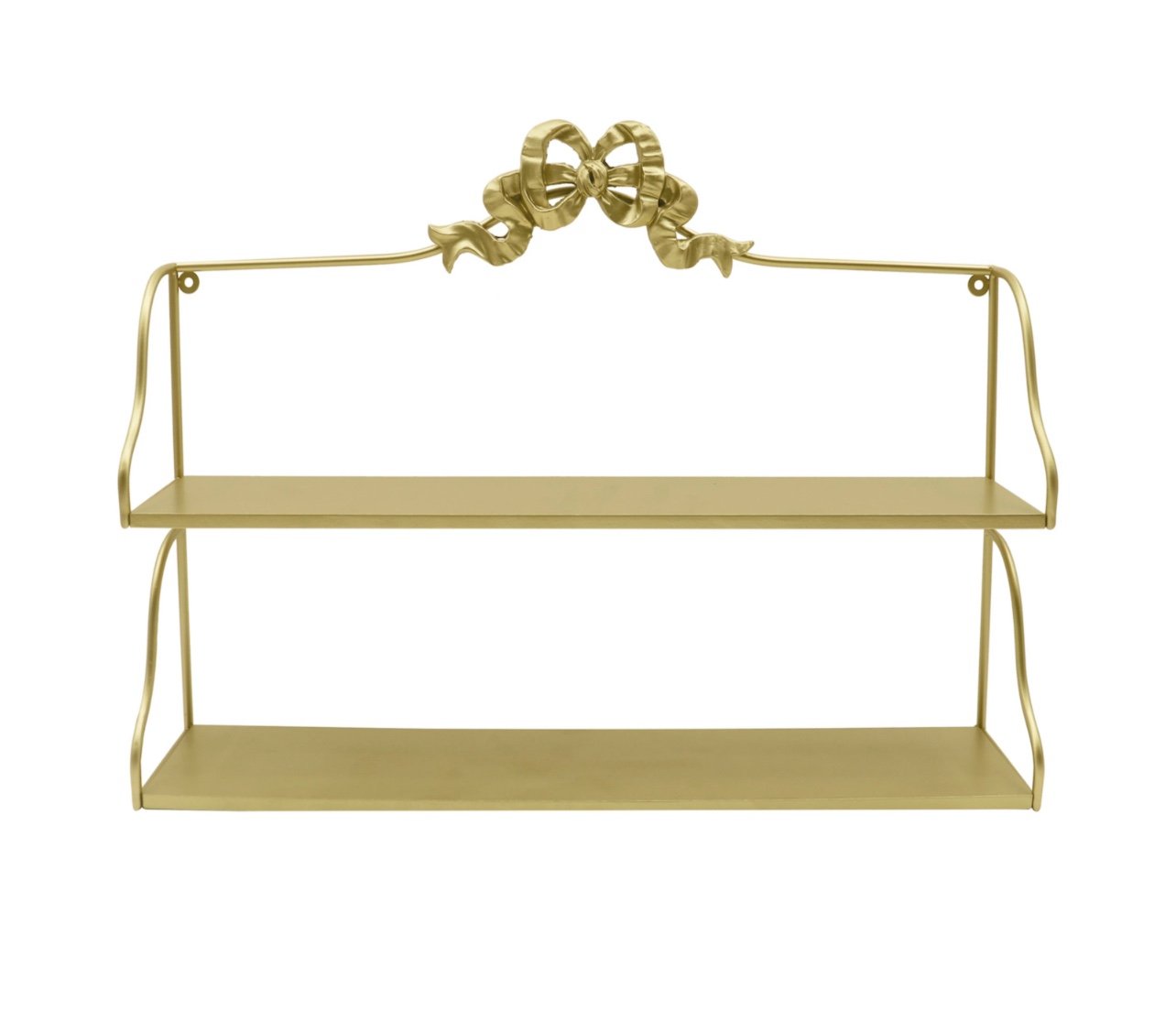 Gold bow shelf
