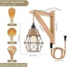 Wall Lamp with Plug in Cord - Plug in Wall Sconces