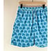 Peter Millar Men Shorts Blue Seaside Collection Seashell Swim Trunks Beach Large