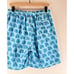 Peter Millar Men Shorts Blue Seaside Collection Seashell Swim Trunks Beach Large
