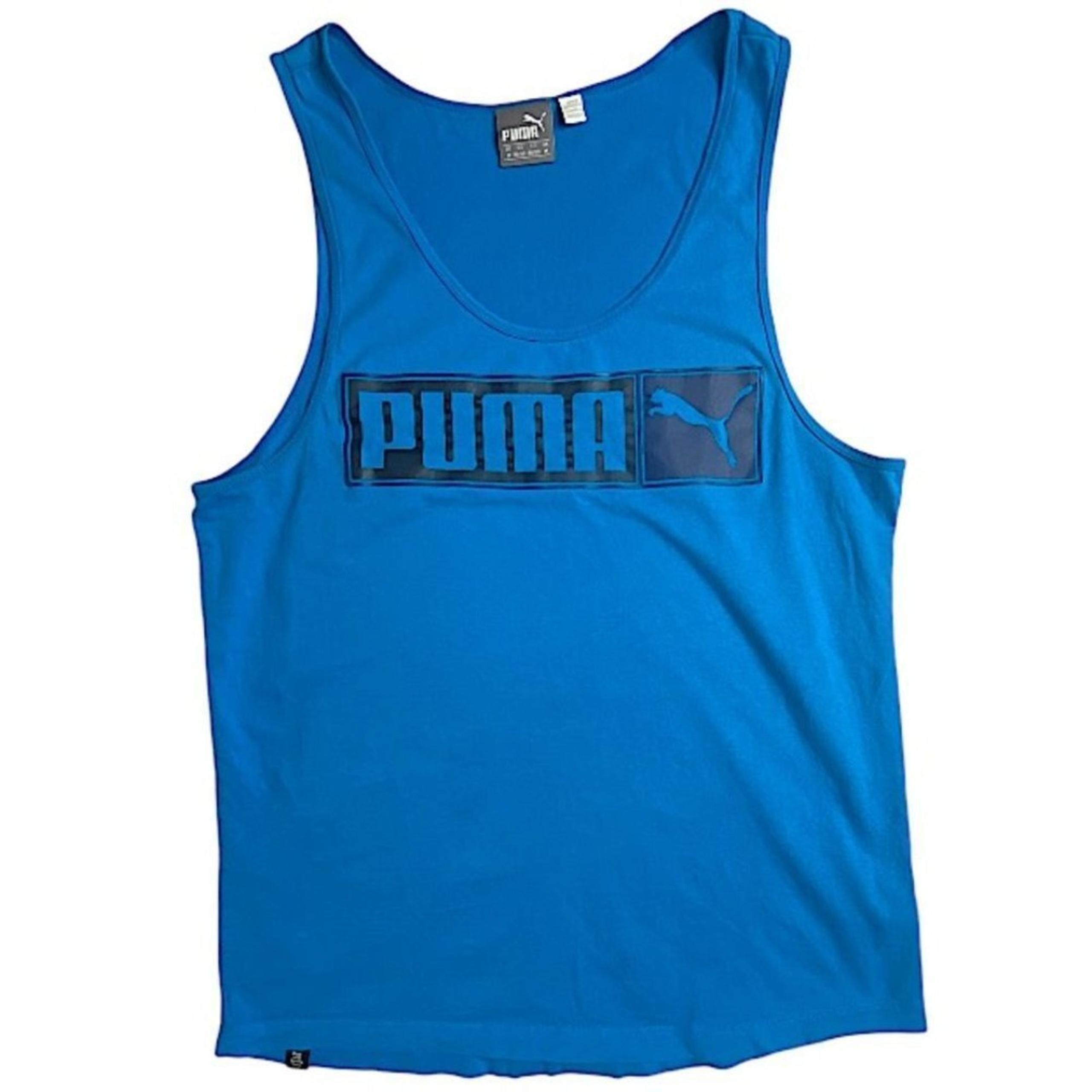 Mens Size Medium Tank Top Cotton Activewear Gym Training Athleisure - PUMA