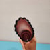 Vintage LE SMITH SWUNG AMETHYST VASE