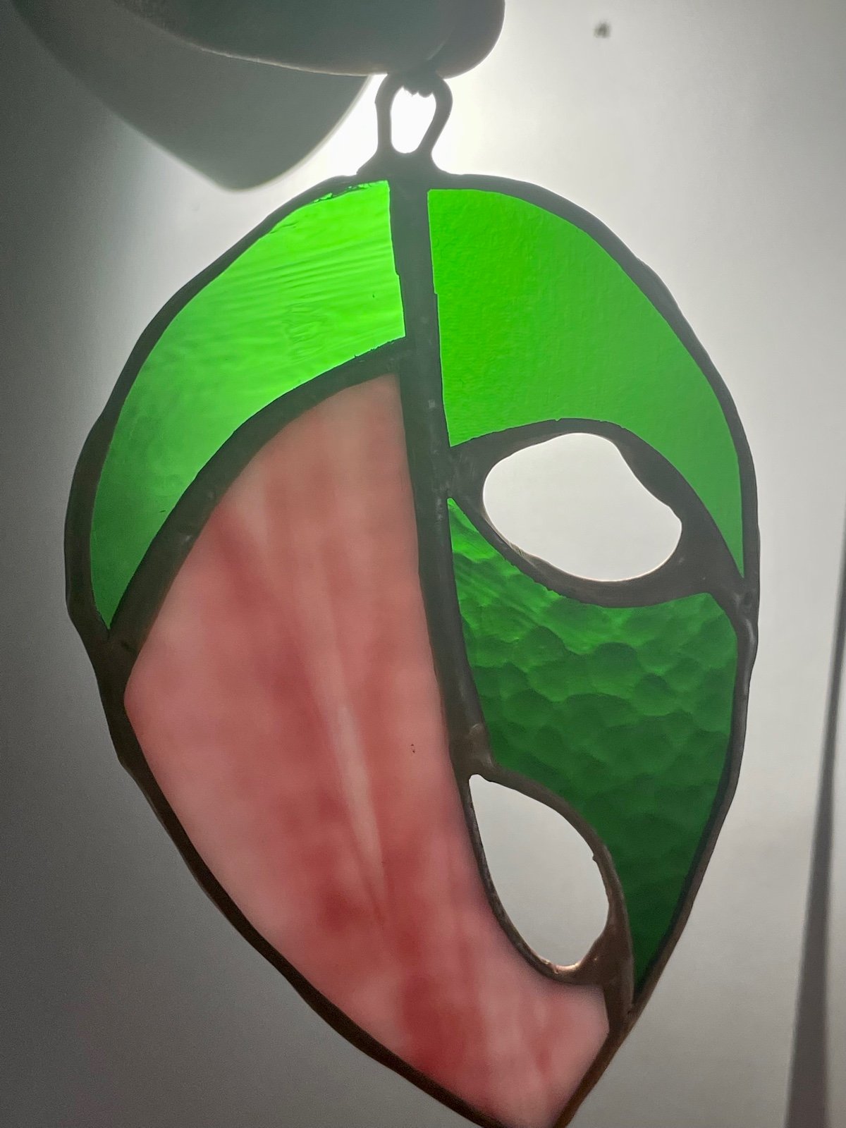 Stained Glass Plant Leaf