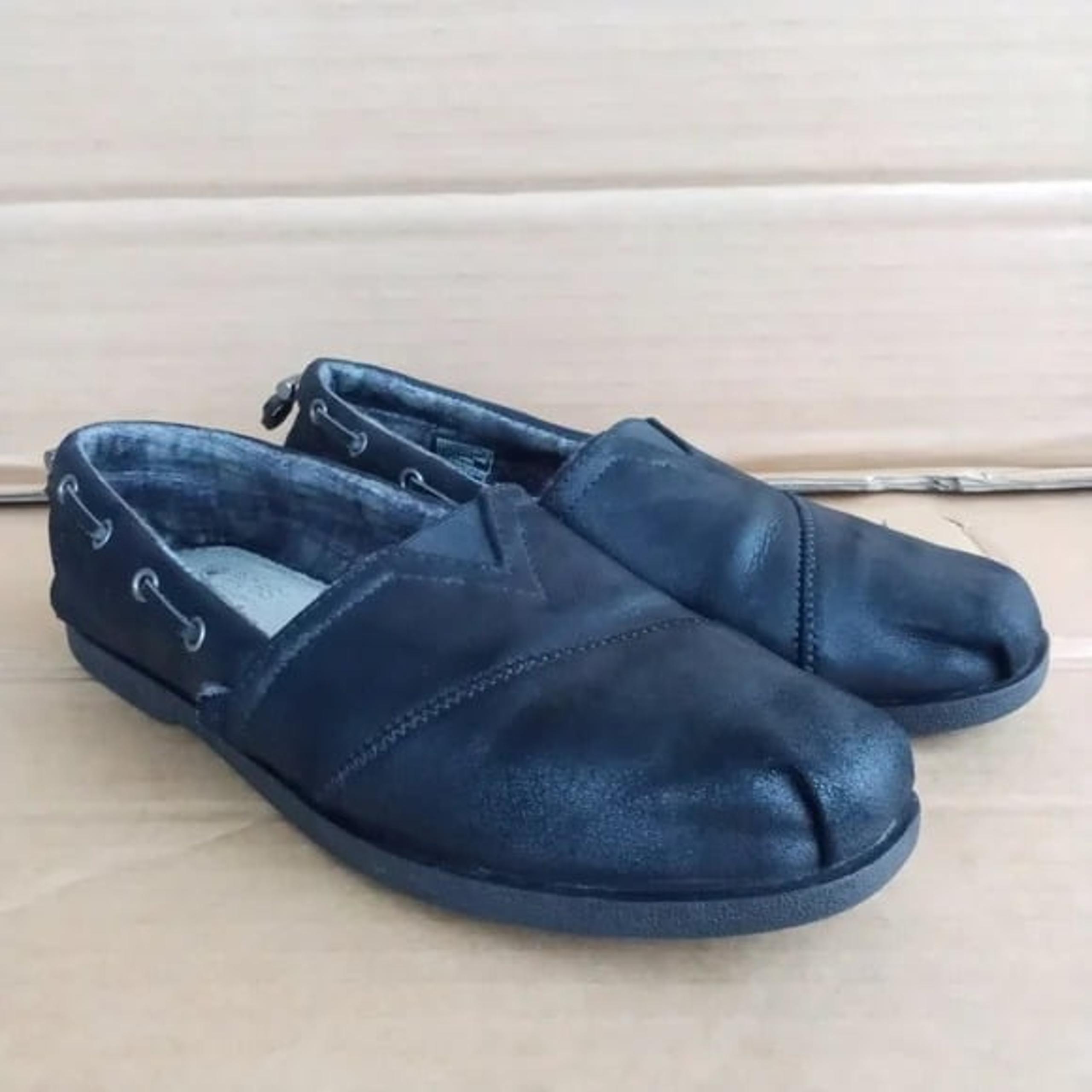Skechers Bobs Plush Chill Luxe Women's Faux Leather Loafers Slip on Flat Shoe