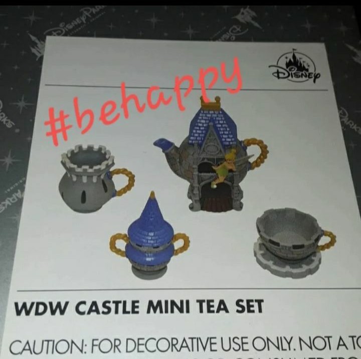 Disney Parks Walt Disney World Castle Mini Tea Set