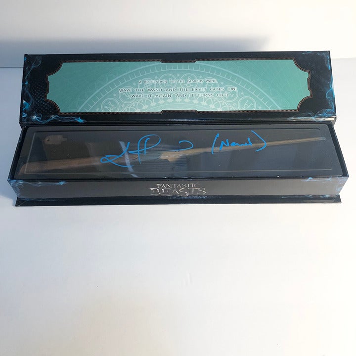 Eddie Redmayne Signed Autograph Fantastic Beast Wand With Exact Photo Proof