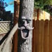 Tree Face Wild Bird Feeders Tree Decors, Old Man Tree Face Tree Hugger Yard Art