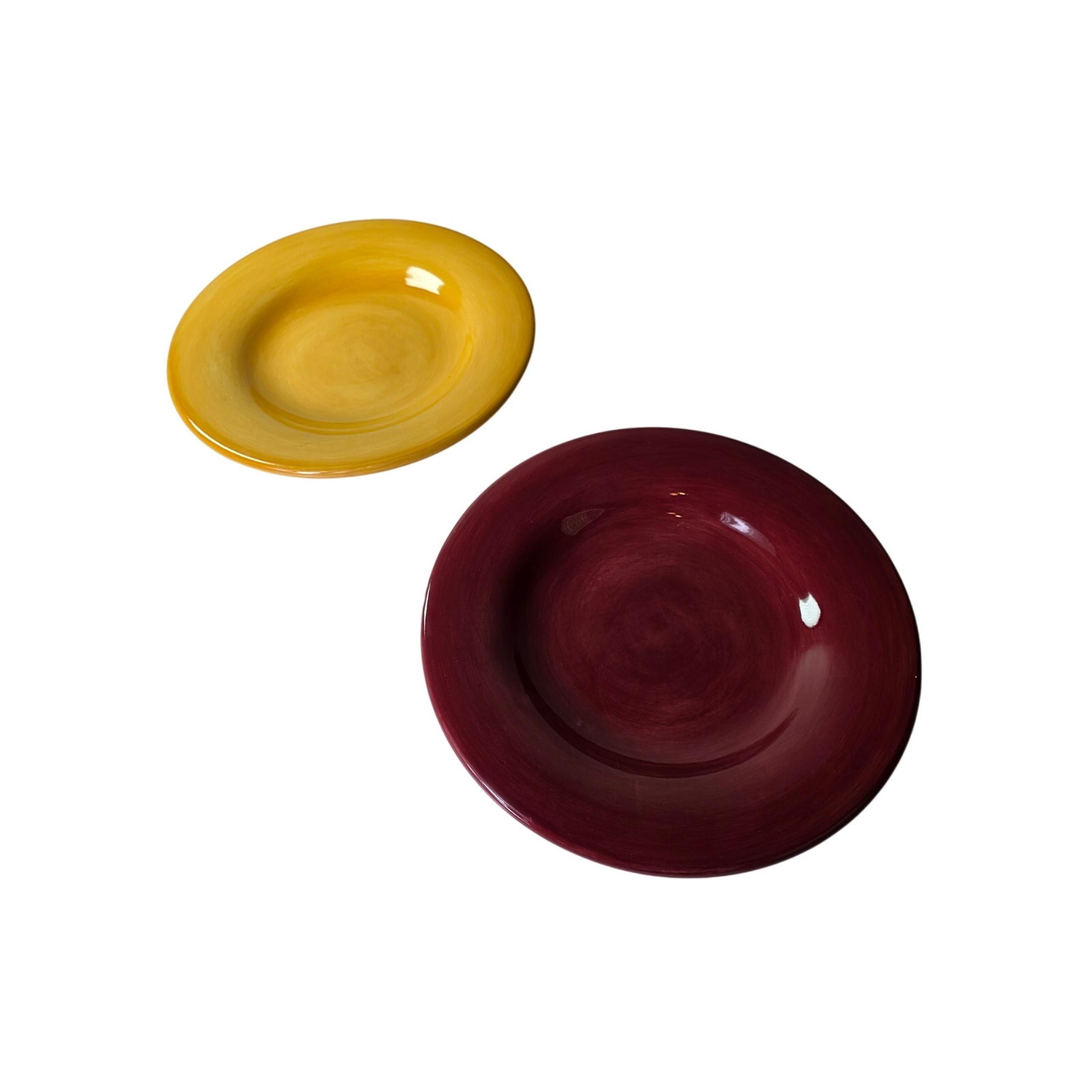 Set of 2 Espana Colorful Hand Painted 10.75" Dinner Plates - Tabletops Unlimited