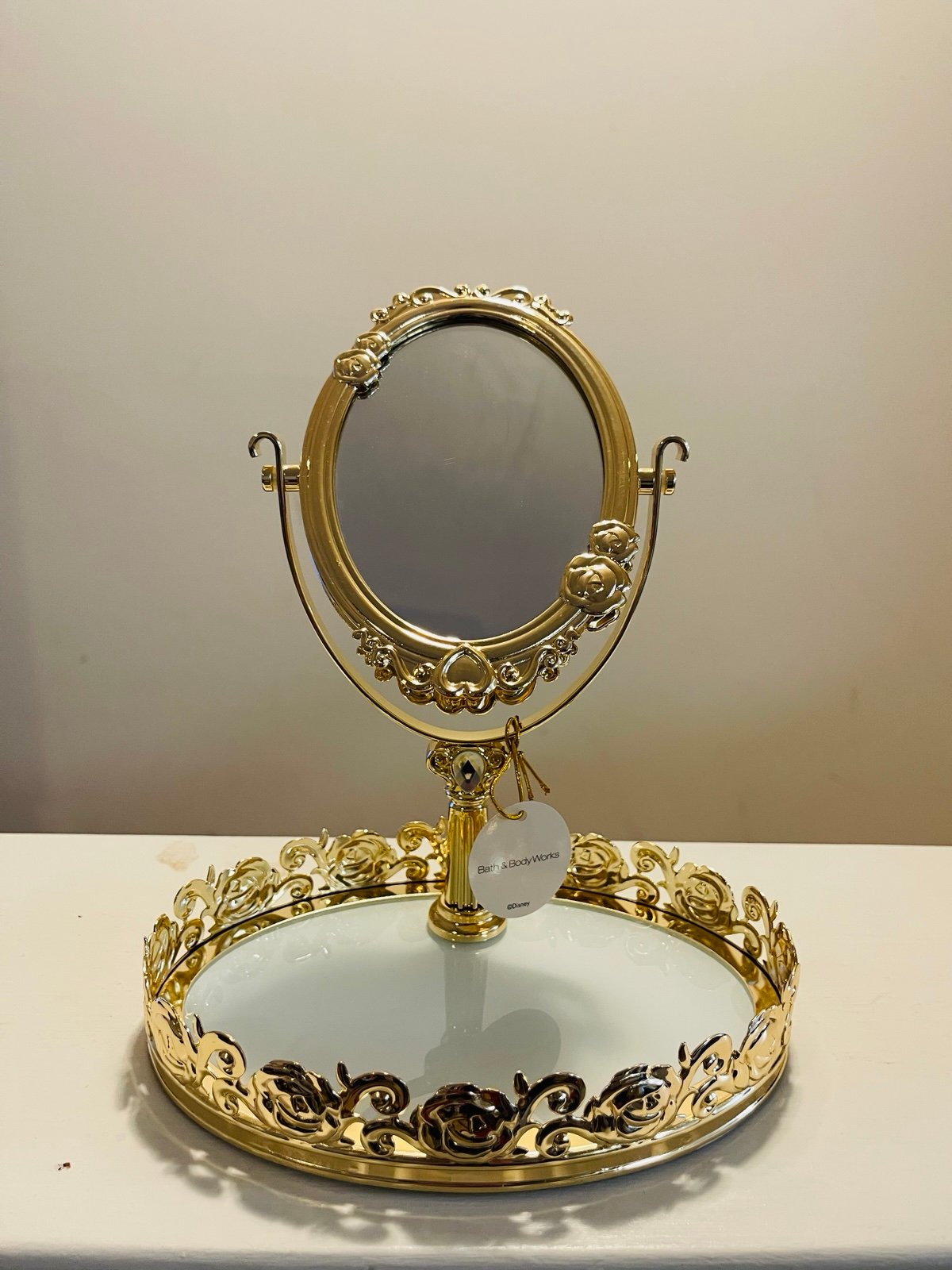 Bath & Body works mirror bronze Disney
