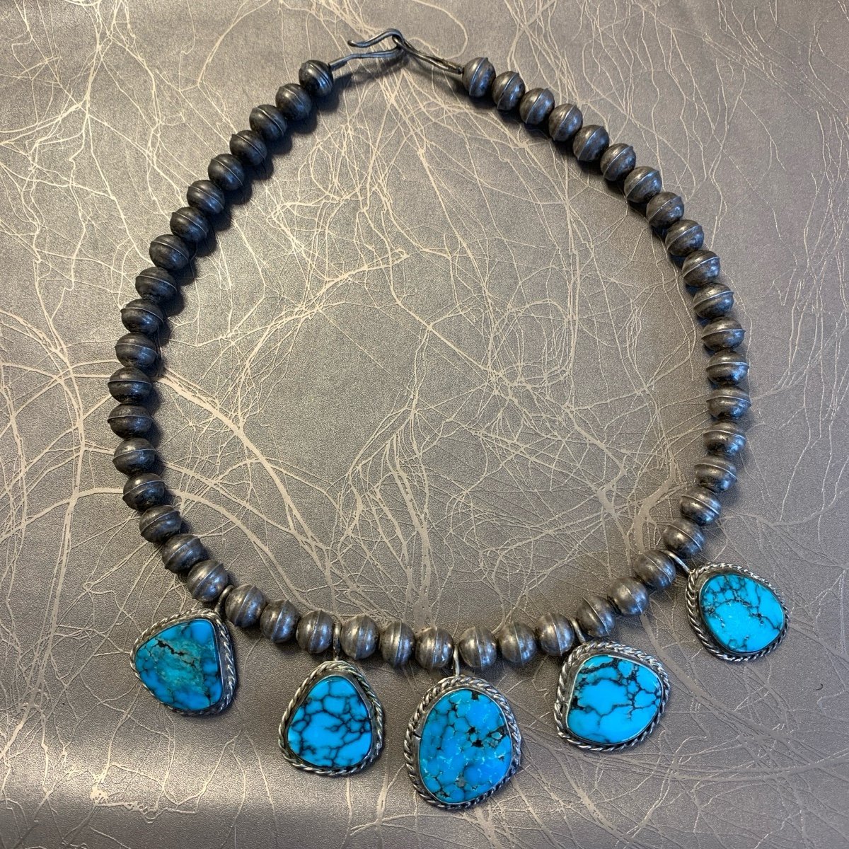 Southwest Turquoise/Silver Choker