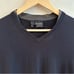 The Kooples Leather Trim V-Neck Merino Wool Sweater in Black XL