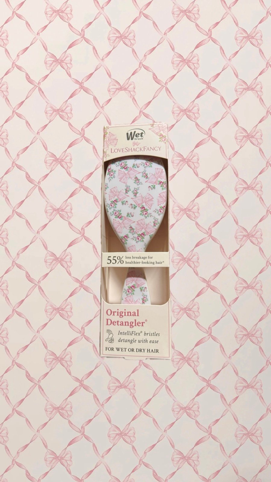 Wet Brush x LoveShackFancy Original Detangler Hair Brush - Rosa Beaux