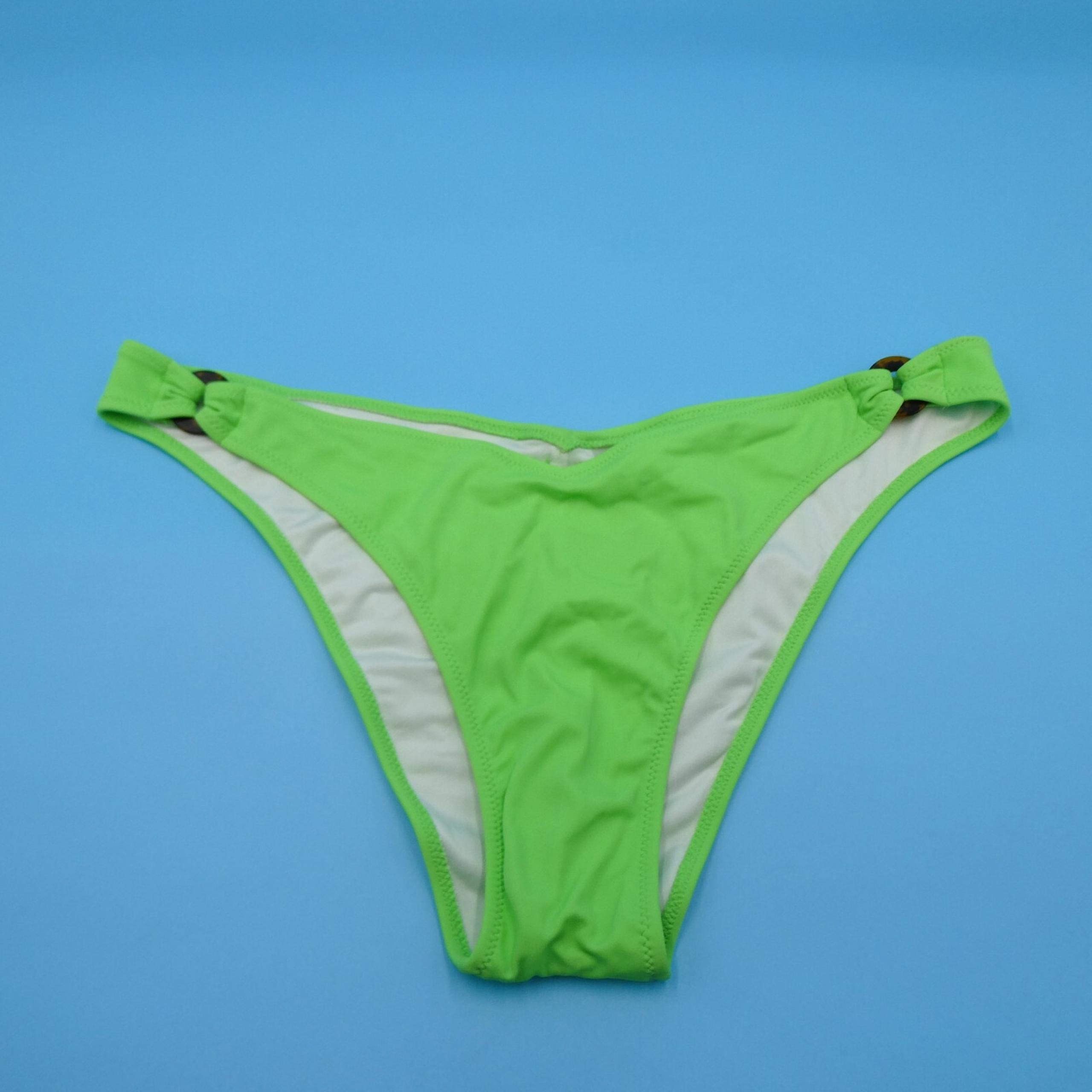 Victorias Secret XL Green Eyelet Brazilian Cheeky Bikini Bottom Beach Swimwear
