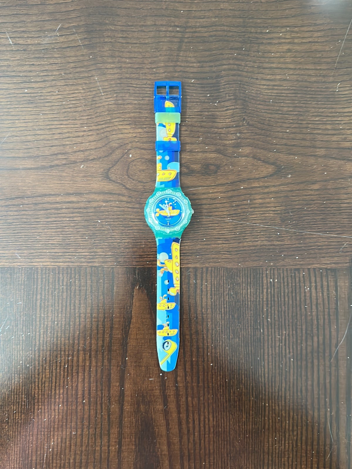 Swatch SCUBA 300 Watch Vintage Circa 1998 The Beatles Yellow Submarine